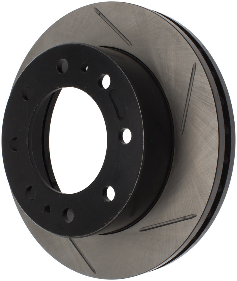 StopTech Power Slot 02-04 Avalance 2500 w/ 2in Raise Front Left Slotted Rotor Stoptech