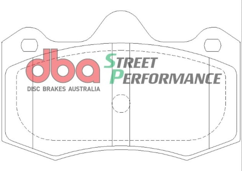 DBA Street Performance Front Brake Pads - DB1938SP DBA