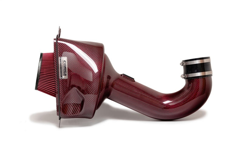 Corsa 14-19 Chevrolet Corvette C7 6.2L V8 Red Carbon Fiber Air Intake (Does Not Fit Z06/ZR1) 44002D-R
