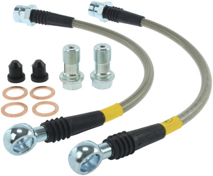 StopTech 15-17 Volkswagen GTI Stainless Steel Rear Brake Lines - eliteracefab.com