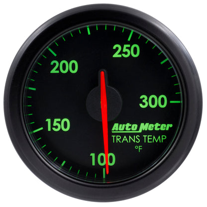 Autometer Airdrive 2-1/6in Trans Temperature Gauge 100-300 Degrees F - Black 9157-T