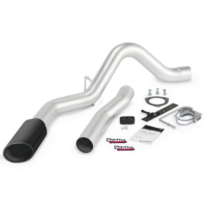 Banks Power 15 Chevy 6.6L LML ECLB/CCSB/CCLB Monster Exhaust System - SS Single Exhaust w/ Black Tip Banks Power