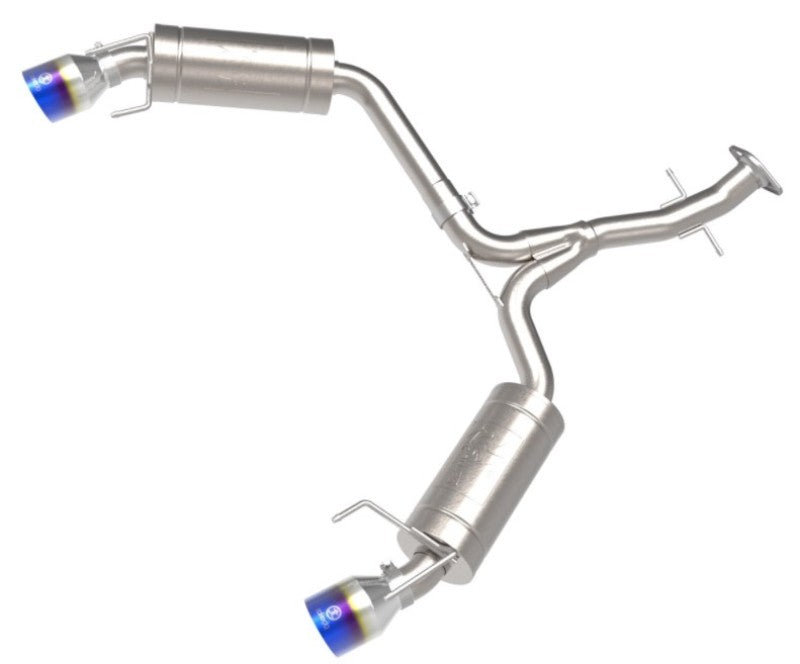 aFe POWER Takeda 06-13 Lexus IS250/IS350 SS Axle-Back Exhaust w/ Blue Flame Tips aFe