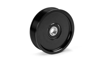 Fleece Performance 03-18 Dodge 2500/3500 Cummins Upper Fan Pulley Idler (Black Contrast) Fleece Performance