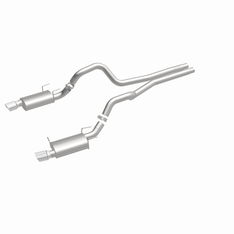 MagnaFlow 13 Ford Mustang Dual Split Rear Exit Stainless Cat Back Performance Exhaust (Street) Magnaflow