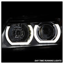 Load image into Gallery viewer, Spyder BMW E90 3-Series 06-08 4DR V2 Headlights - HID Only - Black PRO-YD-BMWE9005V2-HID-DRL-BK - eliteracefab.com