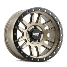 Load image into Gallery viewer, Dirty Life 9309 Canyon Pro 17x9/5x139.7 BP/0mm Offset/108.1mm Hub Satin Gold Wheel - Beadlock