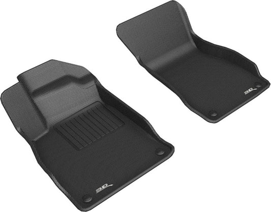 3D MAXpider KAGU 1st Row Floor Mats for 2021-2026 Audi A6 / A6 Allroad / A7 / S7 - L1AD05411509