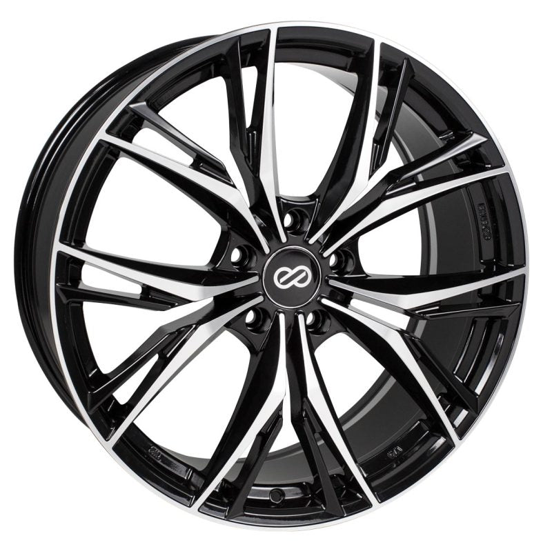 Enkei ONX 20x8.5 5x114.3 40mm Offset 72.6mm Bore Black Machined Wheel Enkei