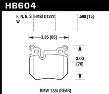 Load image into Gallery viewer, Hawk 08-13 BMW 135i HPS 5.0 Rear Brake Pads - eliteracefab.com