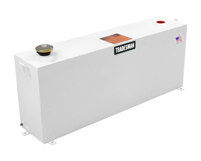 Tradesman Steel Rectangular Liquid Storage Tank (Full Size) - White Tradesman