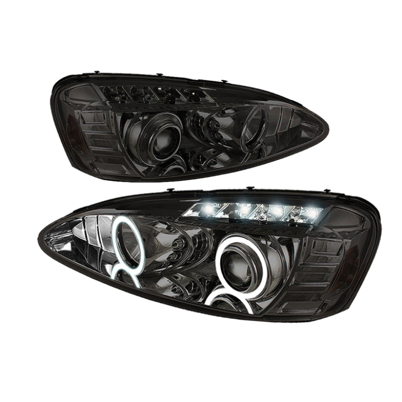 Spyder Pontiac Grand Prix 04-08 Projector Headlights LED Halo LED Smke PRO-YD-PGP04-HL-SMC - eliteracefab.com