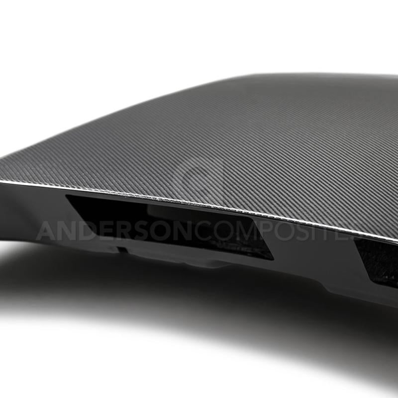 Anderson Composites 2018 Ford Mustang Double Sided Type-CJ 4in Carbon Fiber Cowl Hood Anderson Composites