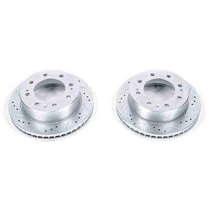 Power Stop 11-19 Chevrolet Silverado 2500 HD Front Evolution Drilled & Slotted Rotors - Pair - eliteracefab.com