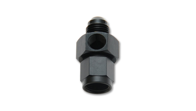 Vibrant -10AN Male to -10AN Female Union Adapter Fitting with 1/8in NPT Port - eliteracefab.com