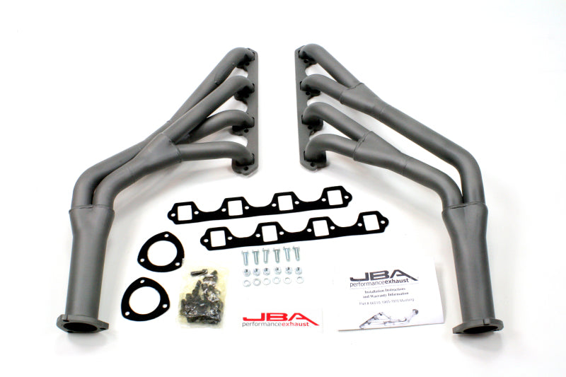 JBA 65-70 Ford Mustang 260-302 SBF 1-1/2in-1-3/4in Primary Ti Ctd Tri Y Header JBA