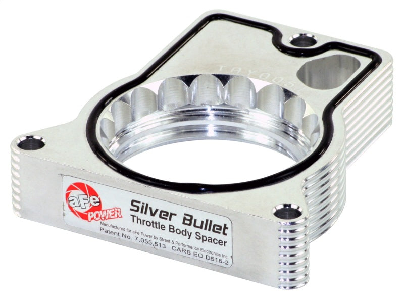 aFe Silver Bullet Throttle Body Spacers TBS GM C/K 1500/2500/3500 96-00 V8-5.0L 5.7L - eliteracefab.com