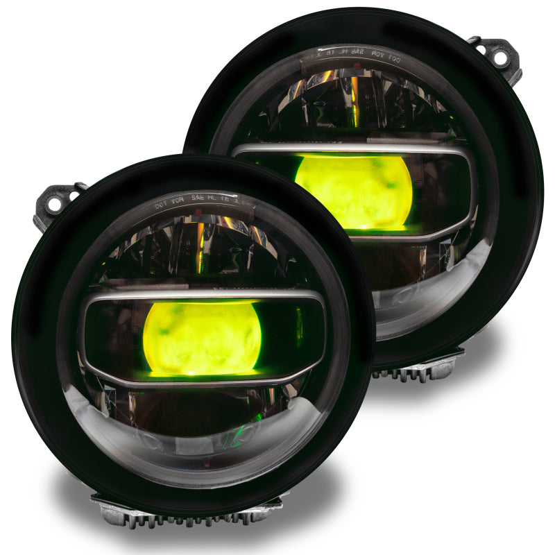 Oracle Jeep Wrangler JL/Gladiator JT Projector Illumination Kit - ColorSHIFT w/o Controller - eliteracefab.com