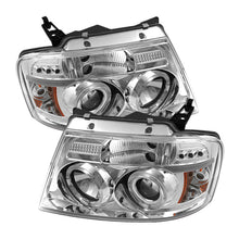 Load image into Gallery viewer, Spyder Ford F150 04-08 Projector Headlights Version 2 LED Halo LED Chrm PRO-YD-FF15004-HL-G2-C - eliteracefab.com