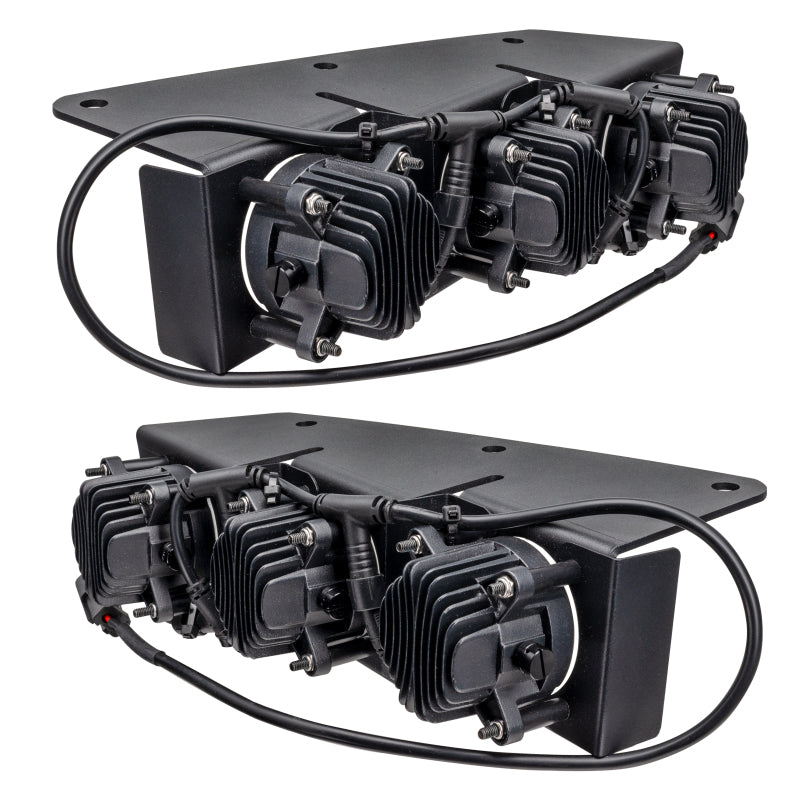 Oracle High 21-22 Ford Bronco Triple LED Fog Light kit for Steel Bumper ORACLE Lighting