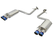 Load image into Gallery viewer, aFe Takeda 16-17 Lexus RC 200T 2.0L (t) 2in. SS Axle-Back Exhaust System w/Polished Blue Tips - eliteracefab.com