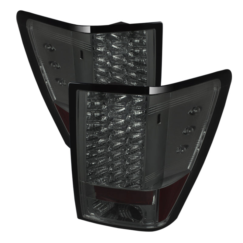 Spyder Jeep Grand Cherokee 07-10 LED Tail Lights Smoke ALT-YD-JGC07-LED-SM - eliteracefab.com