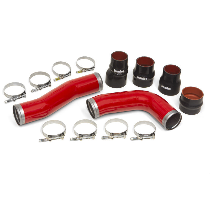 Banks 10-12 Ram 6.7L Diesel OEM Replacement Cold Boost Tubes - Red - eliteracefab.com