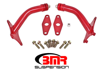 BMR MOTOR MOUNT KIT W/INTEGRATED STANDS POLY BUSHINGS RED (2016+ CAMARO) - eliteracefab.com