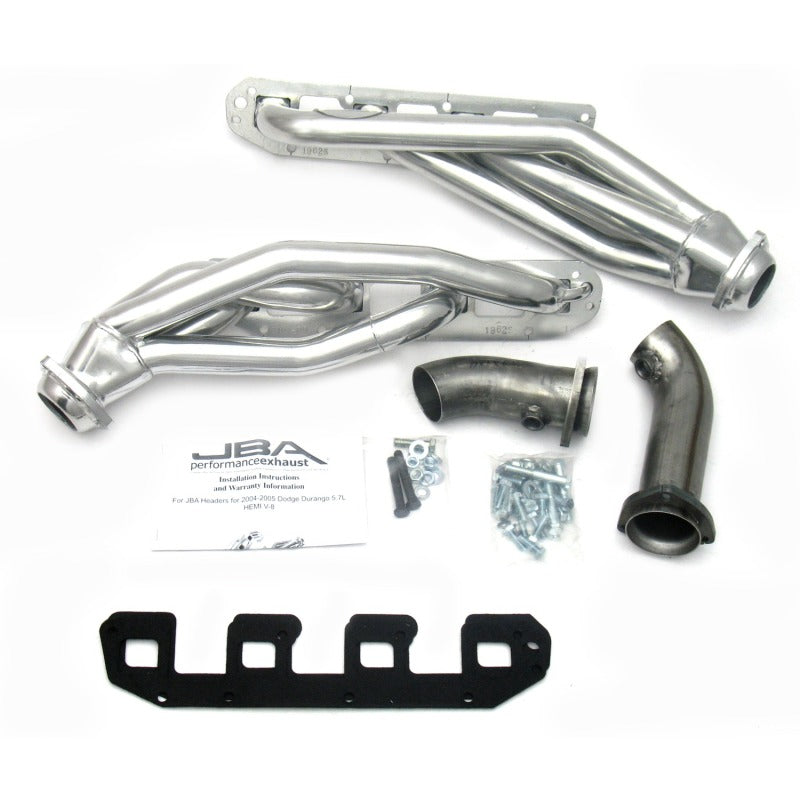 JBA 04-08 Dodge Durango 5.7L HEMI 1-5/8in Primary Silver Ctd Cat4Ward Header JBA