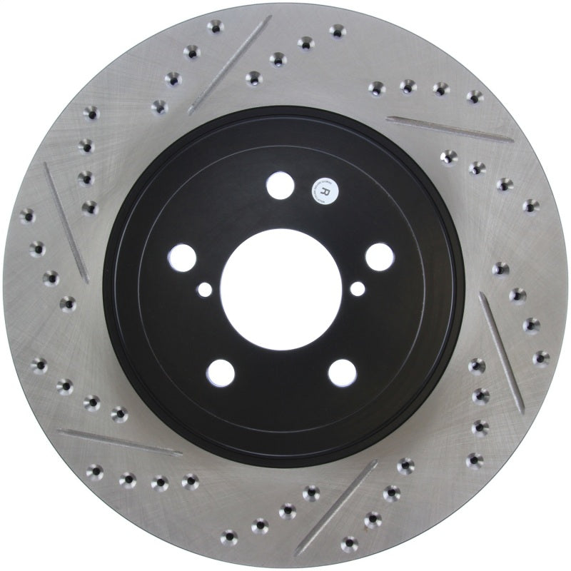 StopTech Slotted & Drilled Sport Brake Rotor - eliteracefab.com