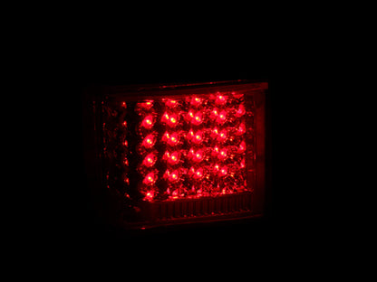 ANZO 2007-2014 Ford Expedition LED Taillights Red/Clear - eliteracefab.com