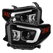 Load image into Gallery viewer, Spyder Toyota Tundra 2014-2016 Projector Headlights Light Bar DRL Black PRO-YD-TTU14-DRL-BK - eliteracefab.com