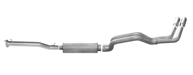 Gibson 15-19 GMC Sierra 2500 HD Base 6.0L 3.5in/3in Cat-Back Dual Sport Exhaust - Stainless Gibson