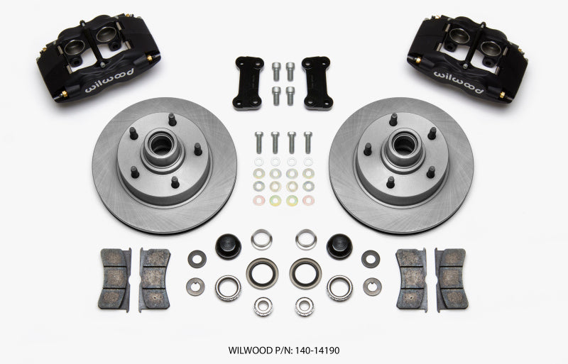 Wilwood Forged Dynalite Front Kit 11.72in 1 PC Rotor&Hub Ford F100 1948-1956 Wilwood