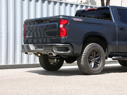 aFe Gemini XV 3in 304 SS Cat-Back Exhaust w/ Cutout 19-21 GM Silverado/Sierra 1500 V8 aFe