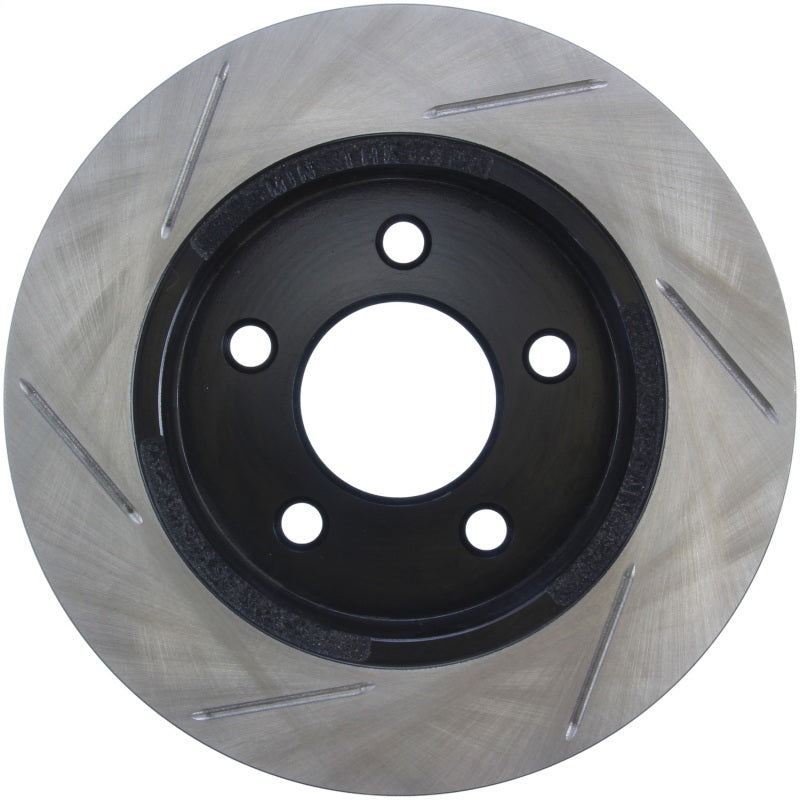 StopTech Power Slot 94-02 Mustang (Excl Cobra) / 03-04 Mustang Base/GT Rear Left Slotted Rotor Stoptech
