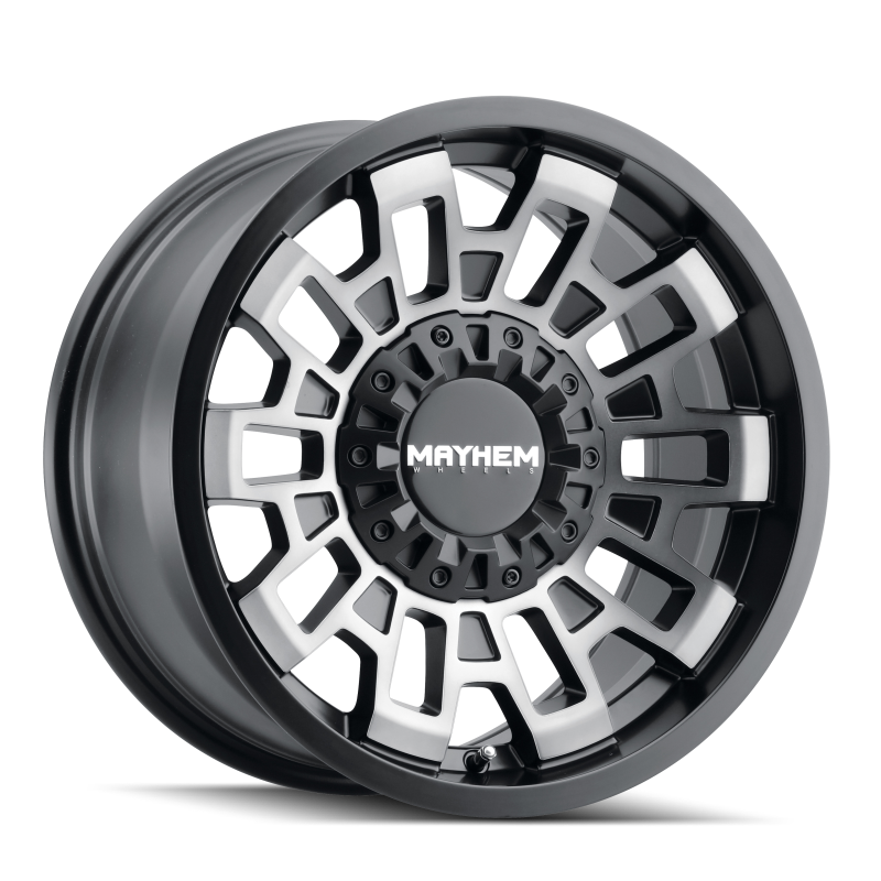 Mayhem 8113 Cortex 20x9 / 8x165.1 BP / 0mm Offset / 125.2mm Hub Matte Black w/ Dark Tint Wheel