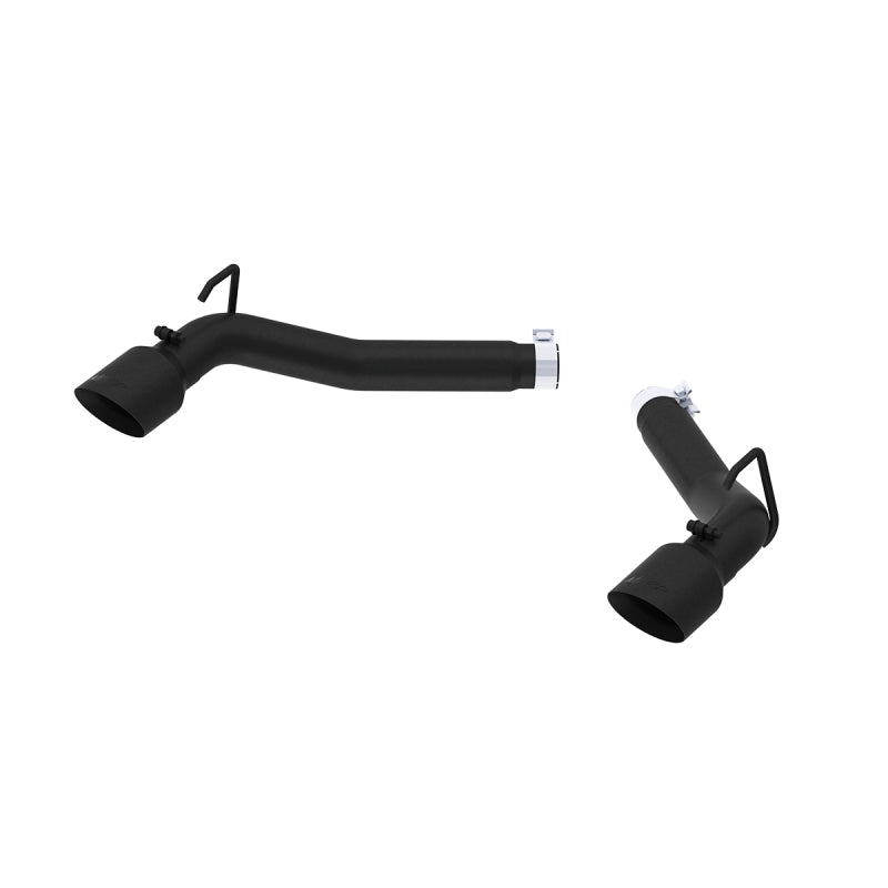 MBRP 2010-2015 Chevrolet Camaro V6 3.6L 3in Black Coated Axle Back Muffler Delete - eliteracefab.com