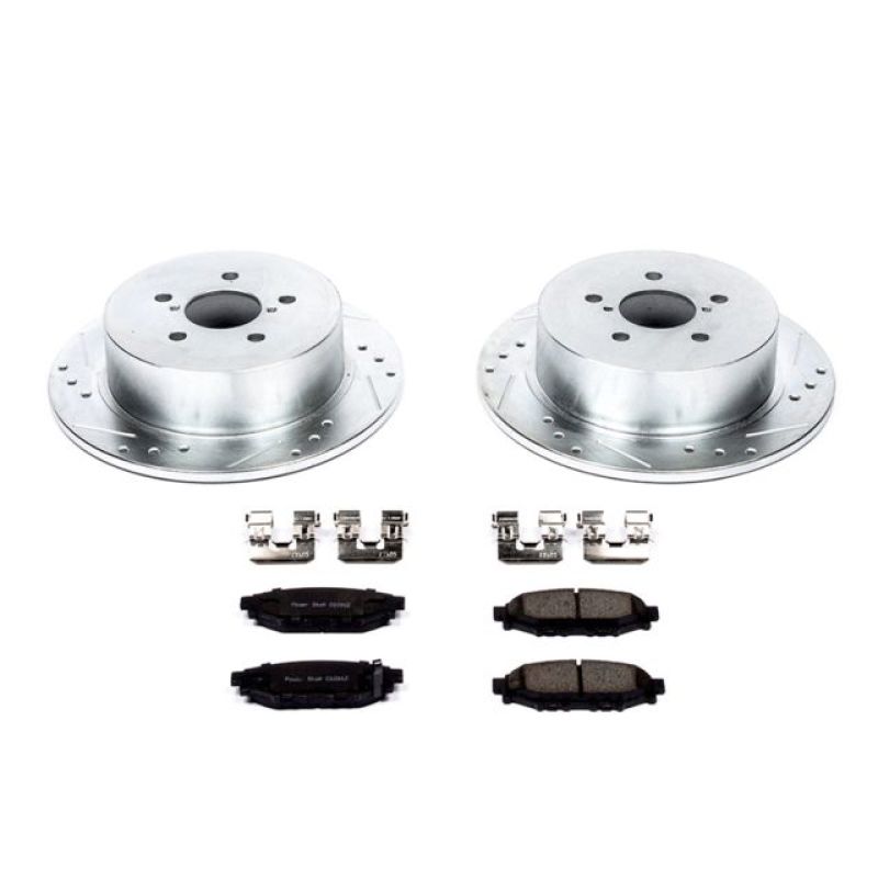 Power Stop 05-09 Subaru Legacy Rear Z23 Evolution Sport Brake Kit - eliteracefab.com