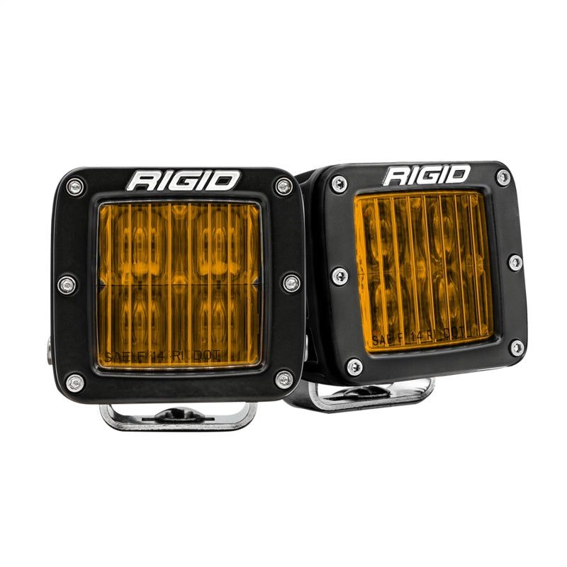 SAE J583 Compliant Selective Yellow Fog Light Pair D-Series Pro Street Legal Surface Mount - 504816