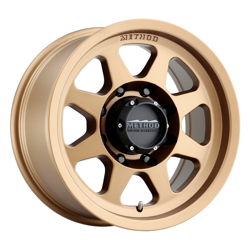 Method MR701 17x8.5 0mm Offset 8x6.5 130.81mm CB Method Bronze Wheel - eliteracefab.com