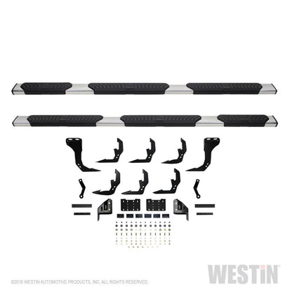 Westin 2019 Chevrolet Silverado/Sierra 1500 Crew Cab (5.5ft) R5 Modular Nerf Step Bars - SS