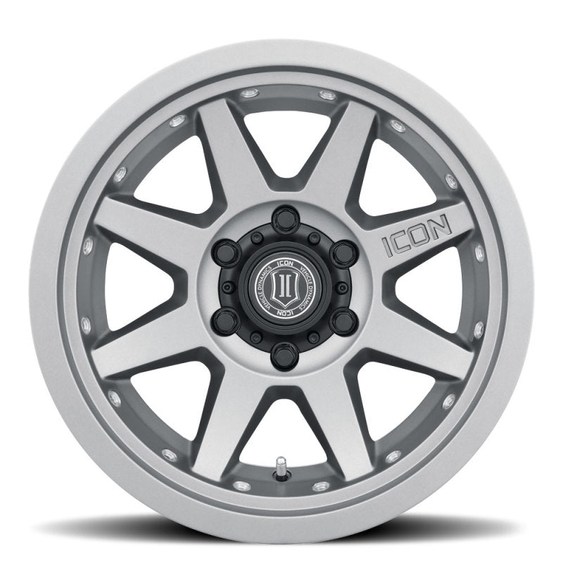 ICON Rebound Pro 17x8.5 5x5 -6mm Offset 4.5in BS 71.5mm Bore Titanium Wheel - eliteracefab.com