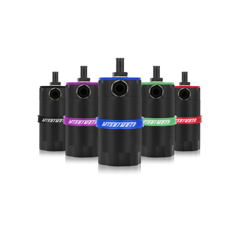 Mishimoto Universal Baffled Oil Catch Can - Green Mishimoto
