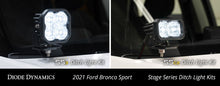 Load image into Gallery viewer, Diode Dynamics 2021 Ford Bronco Stage Series 2in LED Ditch Light Kit - Sport Yellow Pro Combo