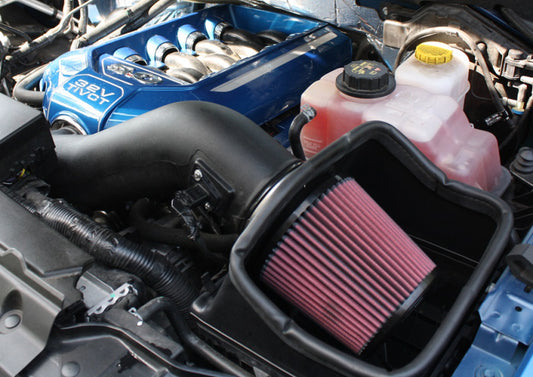 JLT 11-14 Ford F-150 5.0L Black Textured Cold Air Intake Kit w/Red Filter - Tune Req - eliteracefab.com
