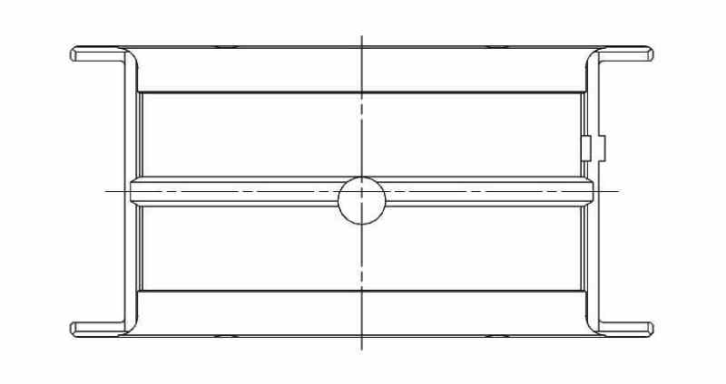 ACL 5M829HC-STD Chevrolet V8 396/402/427/454 Race Series Standard Size Main Bearing Set - CT-1 Coated