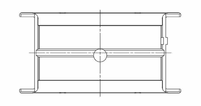 ACL 5M829HC-10 Chevrolet V8 396/402/427/454 Race Series 10 Oversize Main Bearing Set - CT-1 Coated