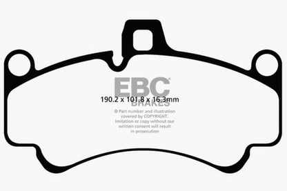 EBC RedStuff Front Brake Pads - DP31516C EBC