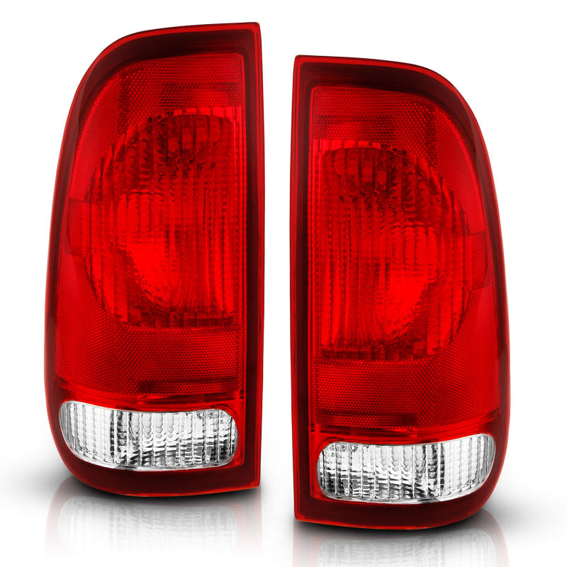 ANZO 1997-2003 Ford F-150 Taillight Red/Clear Lens (OE Replacement) - eliteracefab.com